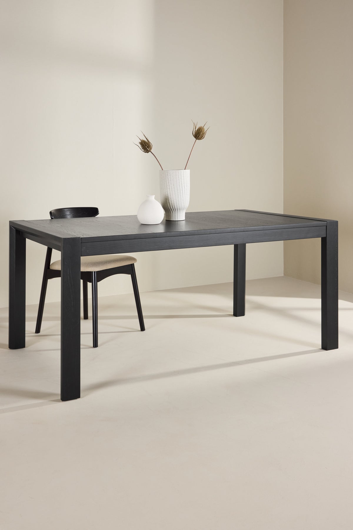 Slider spisebord - 170 × 95 cm - sort - billede 33