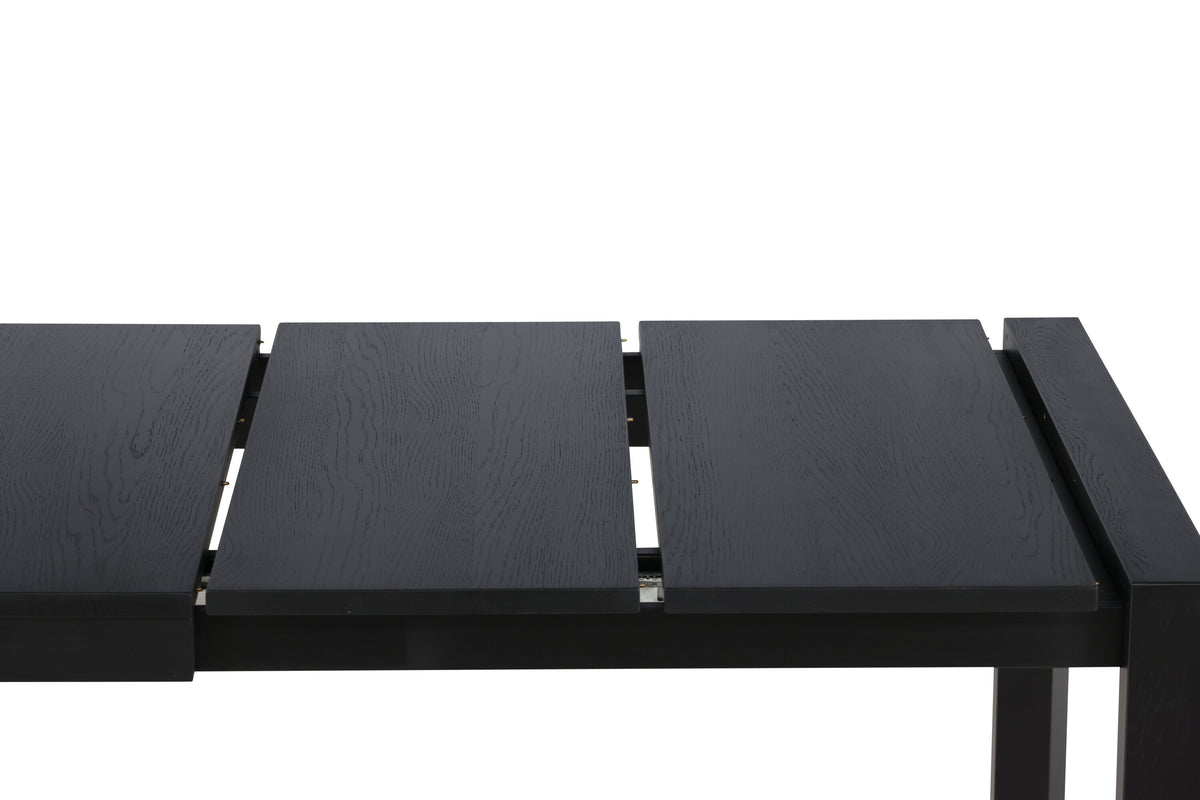 Slider spisebord - 170 × 95 cm - sort - billede 25