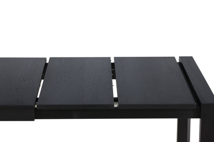 Slider spisebord - 170 × 95 cm - sort - billede 25