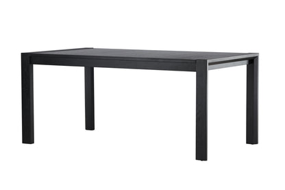 Slider spisebord - 170 × 95 cm - sort - billede 2