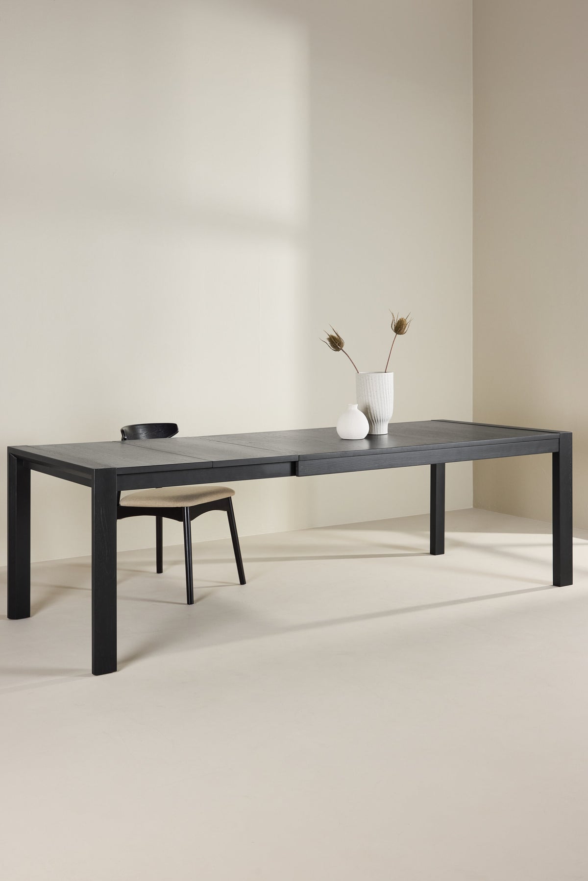 Slider spisebord - 170 × 95 cm - sort - billede 34