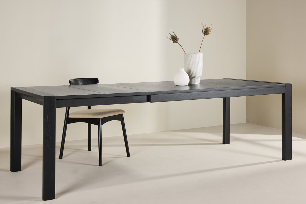 Slider spisebord - 170 × 95 cm - sort - billede 27