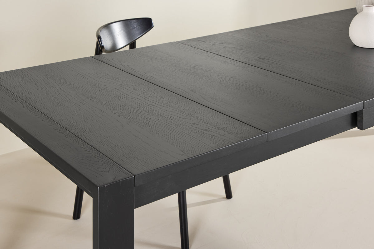 Slider spisebord - 170 × 95 cm - sort - billede 28