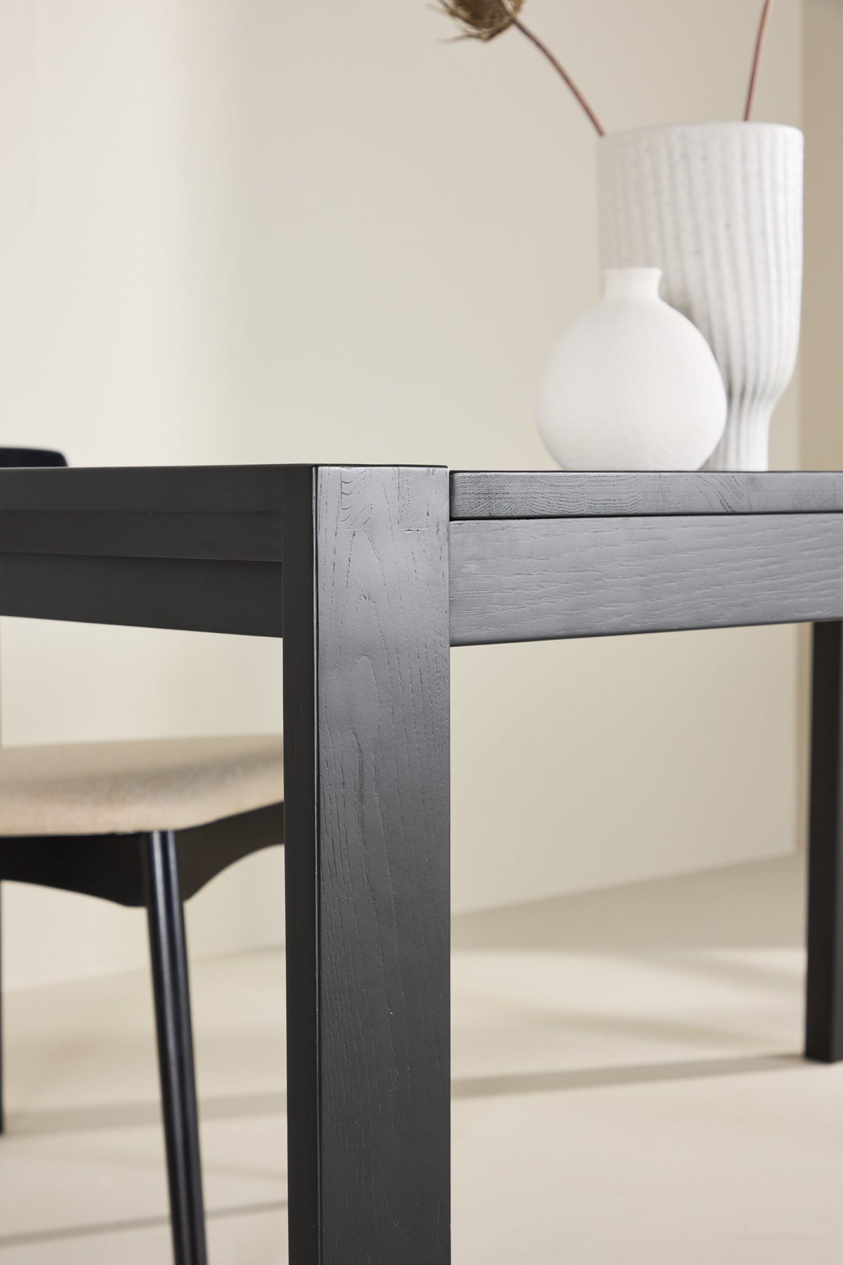 Slider spisebord - 170 × 95 cm - sort - billede 37