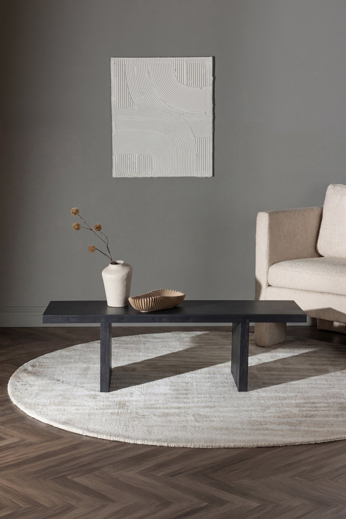 Yakunik sofabord - 120 × 38 cm - sort - billede 9