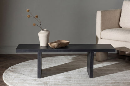 Yakunik sofabord - 120 × 38 cm - sort - billede 5