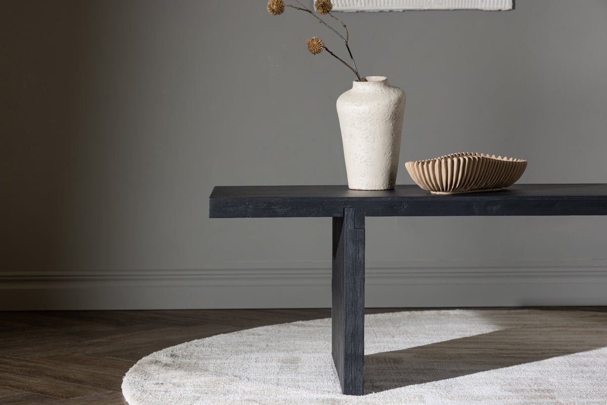Yakunik sofabord - 120 × 38 cm - sort - billede 7