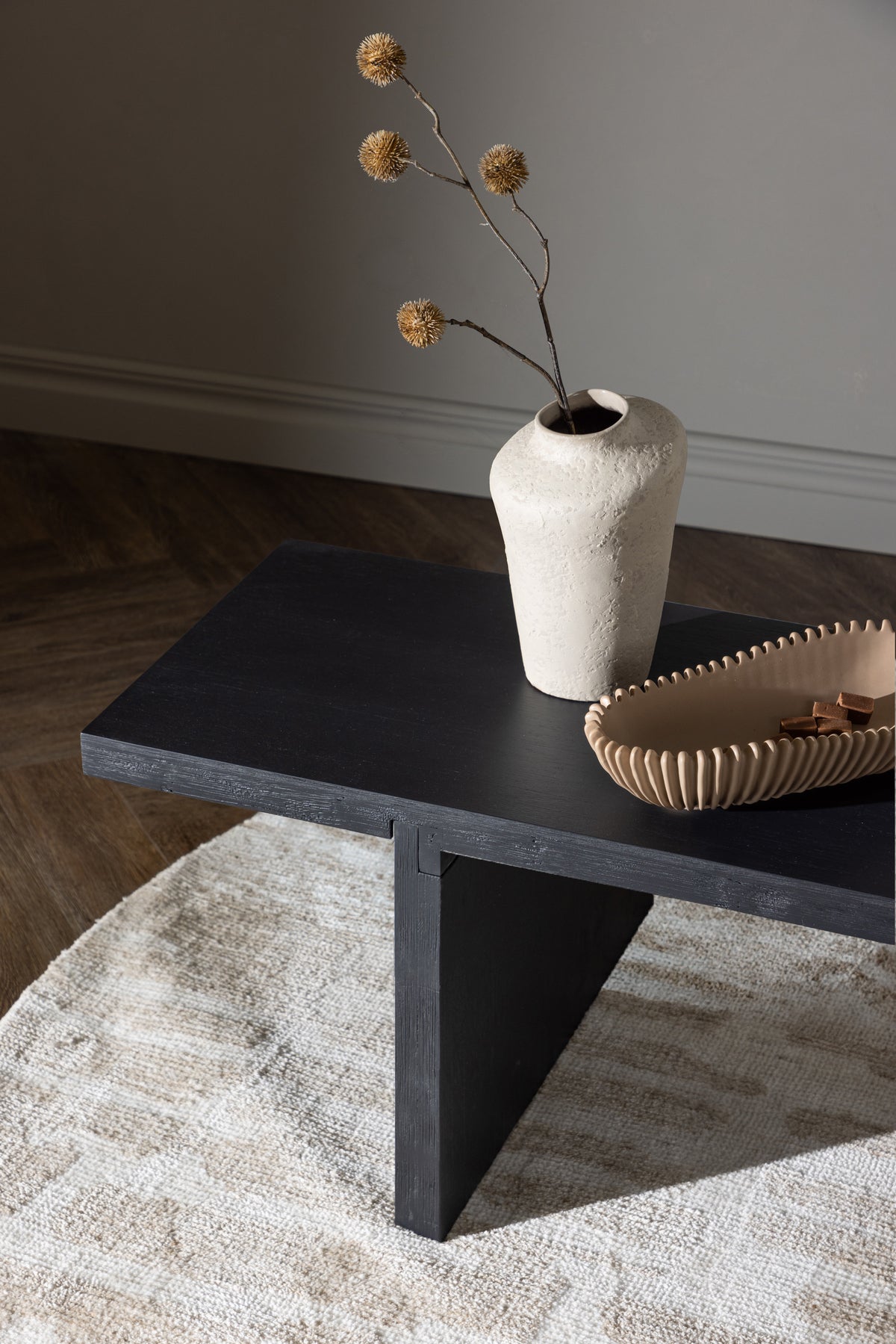 Yakunik sofabord - 120 × 38 cm - sort - billede 12
