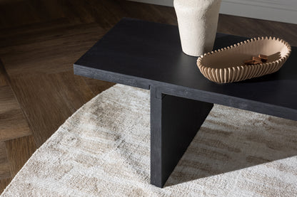Yakunik sofabord - 120 × 38 cm - sort - billede 8