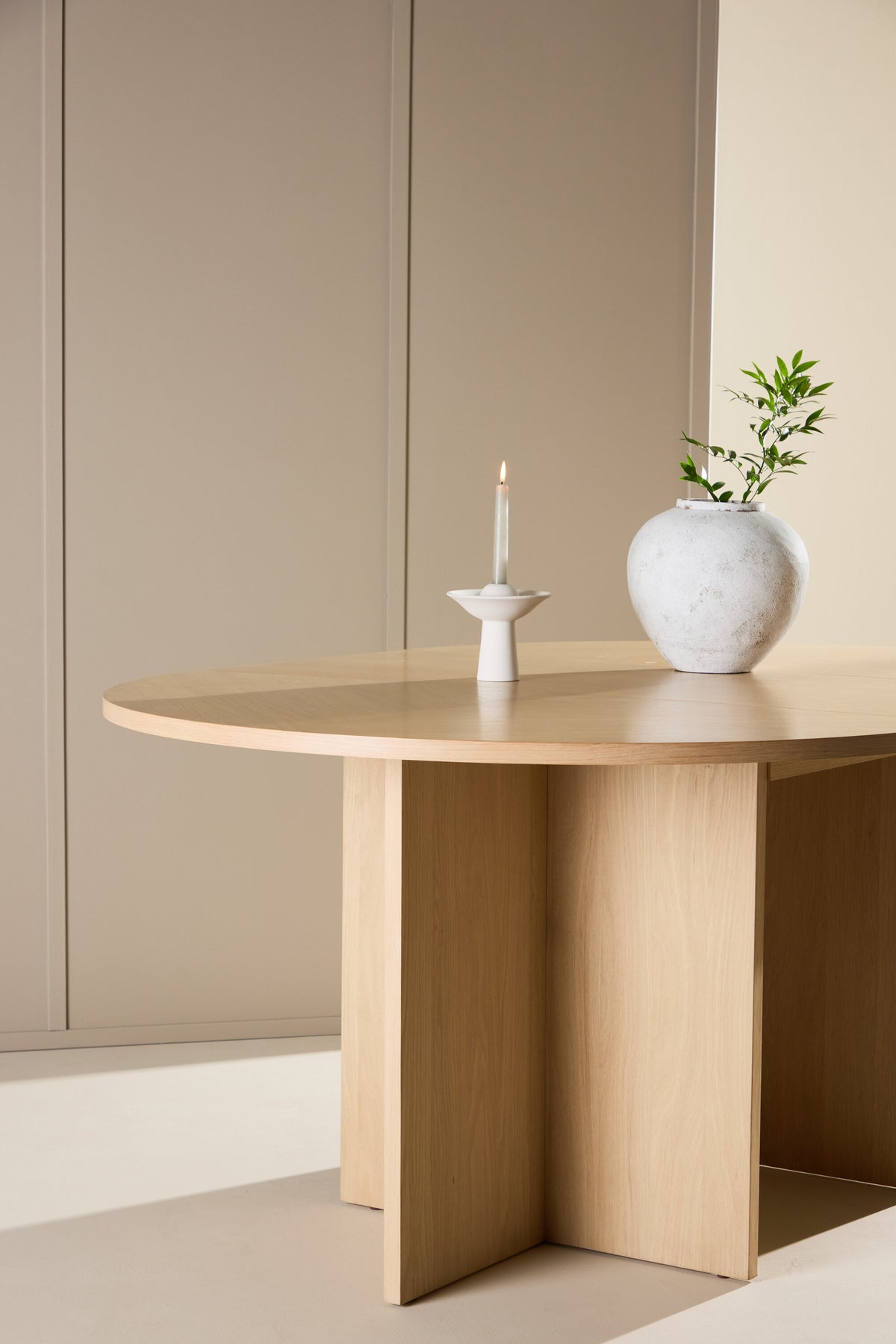 Strada spisebord - Ø120 cm - hvidpigmenteret - billede 37