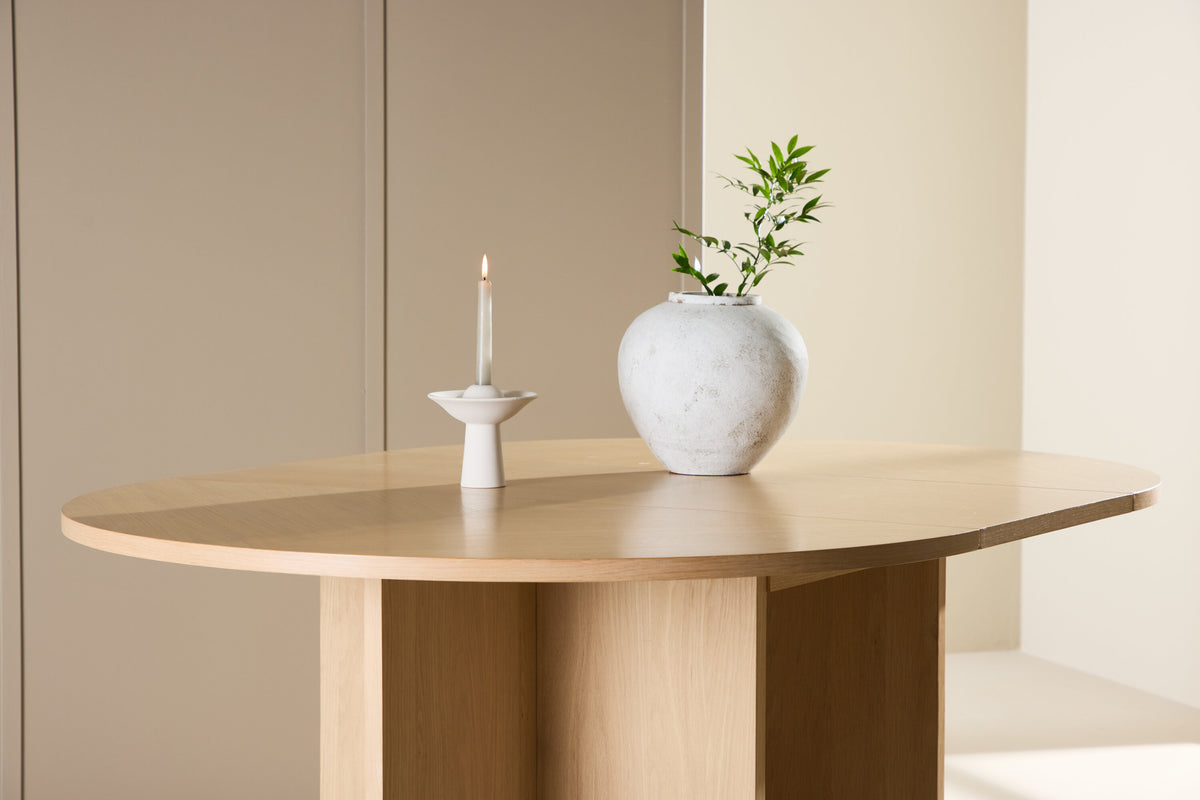 Strada spisebord - Ø120 cm - hvidpigmenteret - billede 30