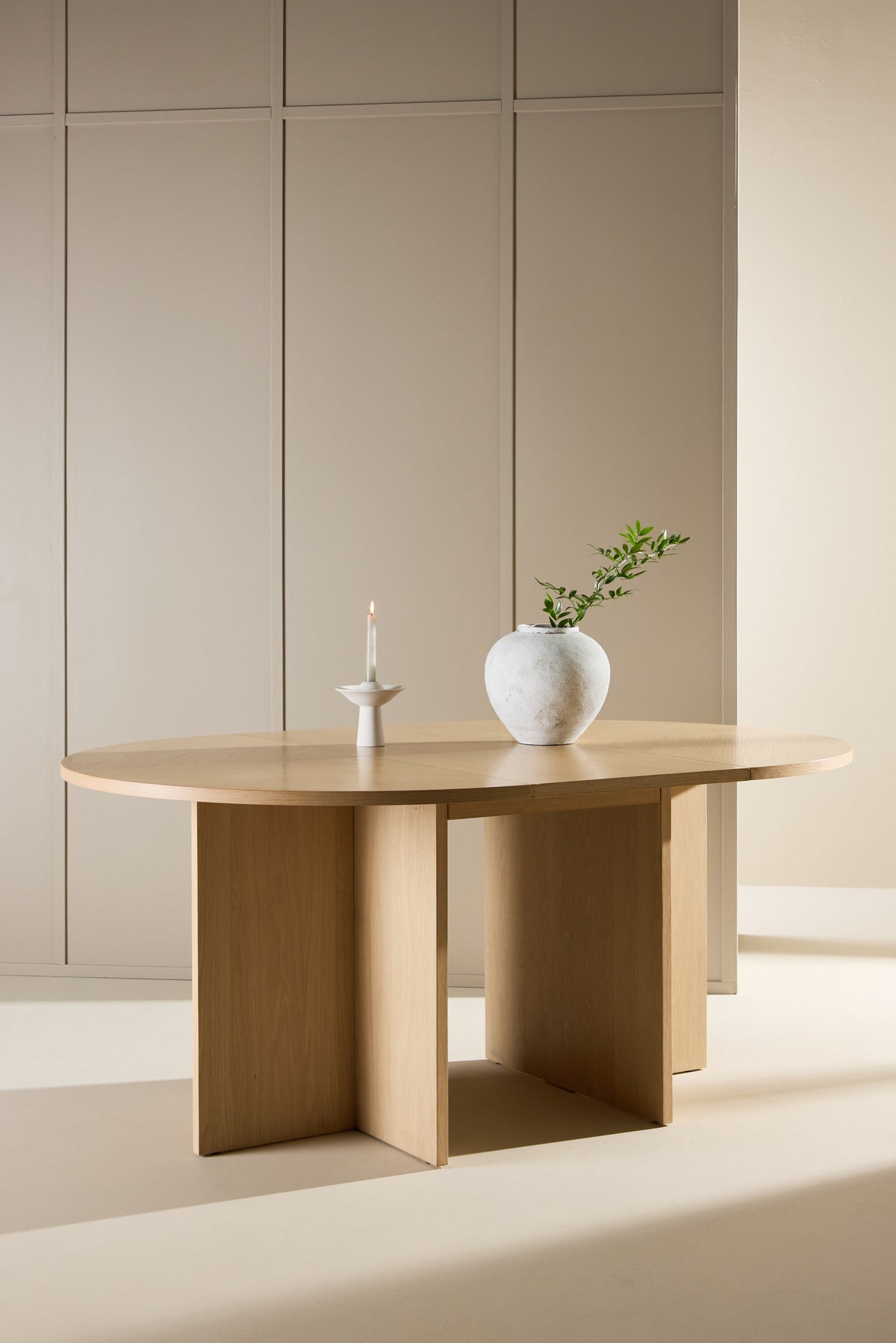 Strada spisebord - Ø120 cm - hvidpigmenteret - billede 32