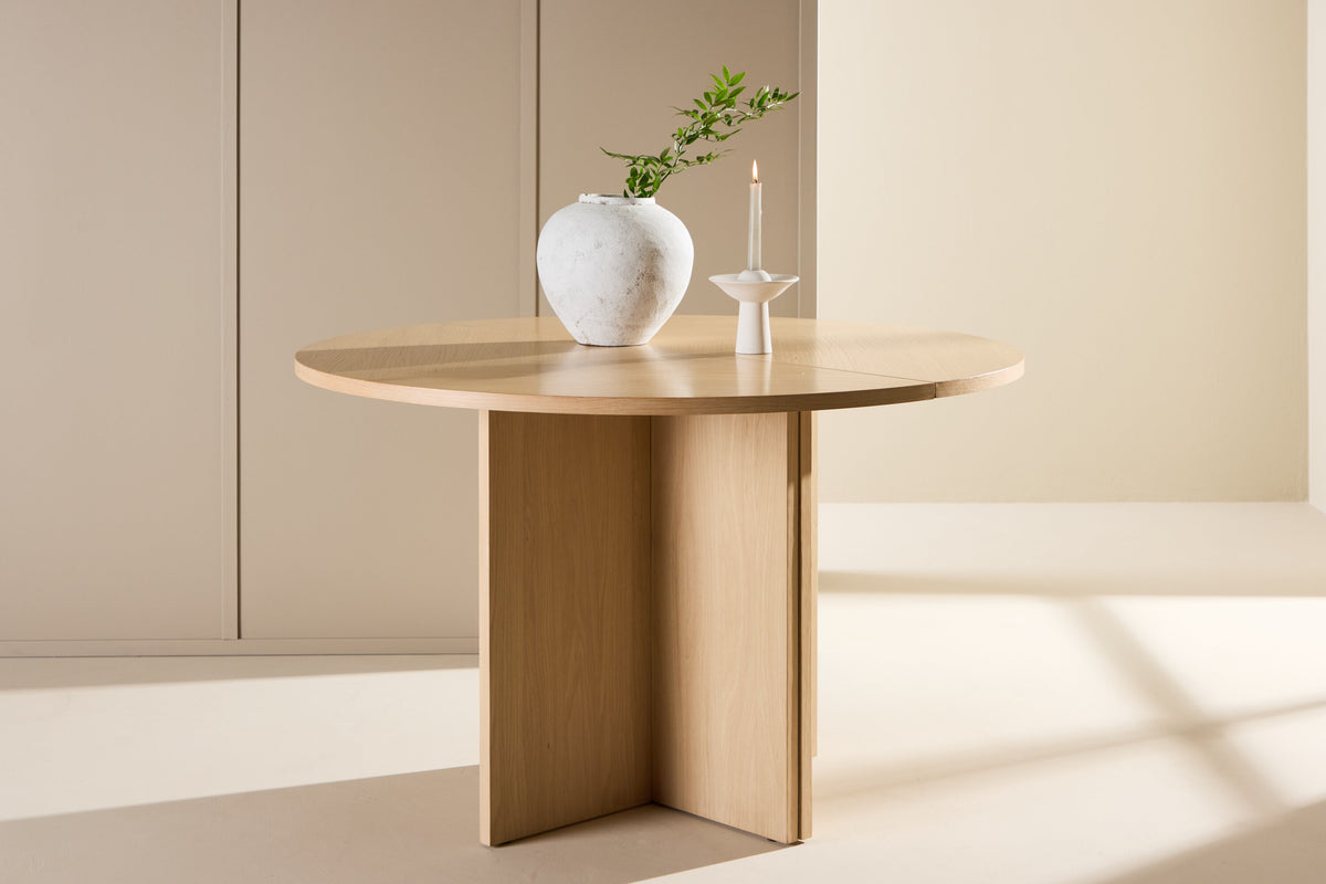 Strada spisebord - Ø120 cm - hvidpigmenteret - billede 26