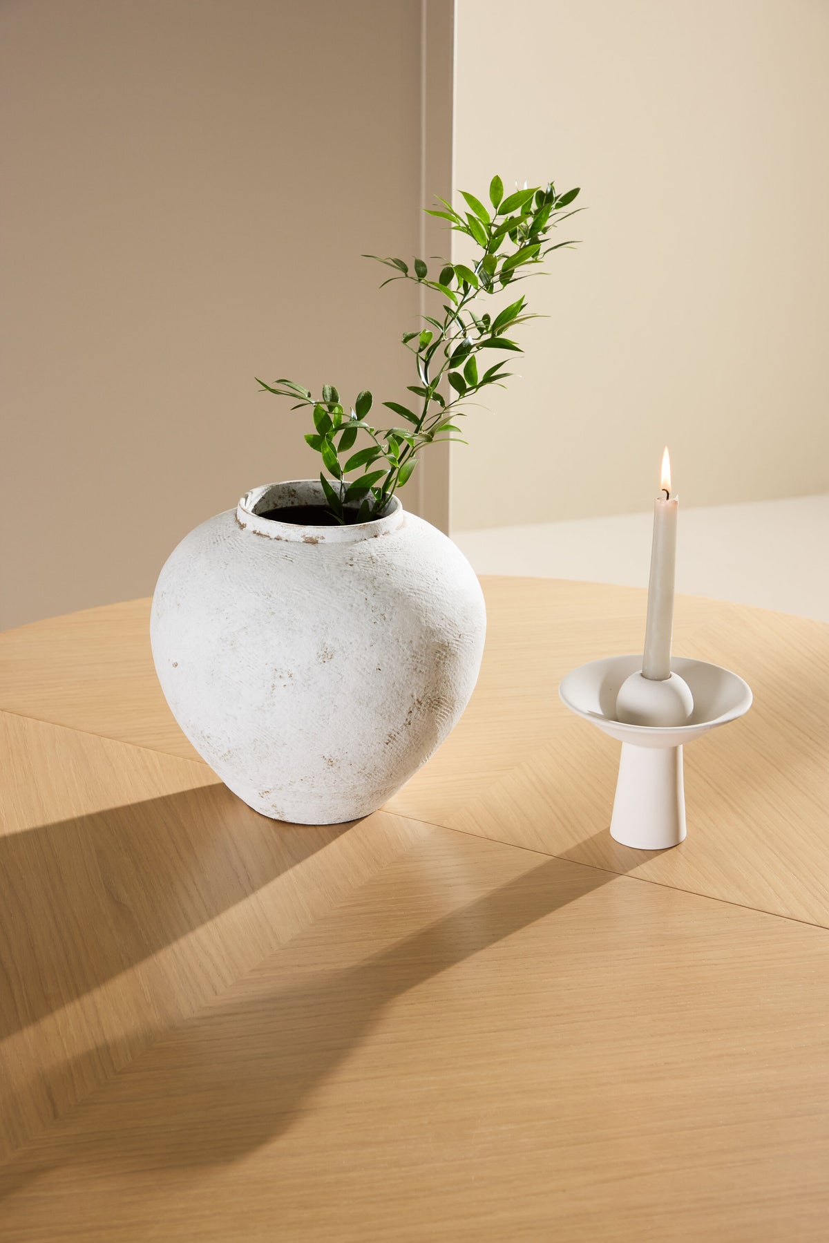Strada spisebord - Ø120 cm - hvidpigmenteret - billede 34