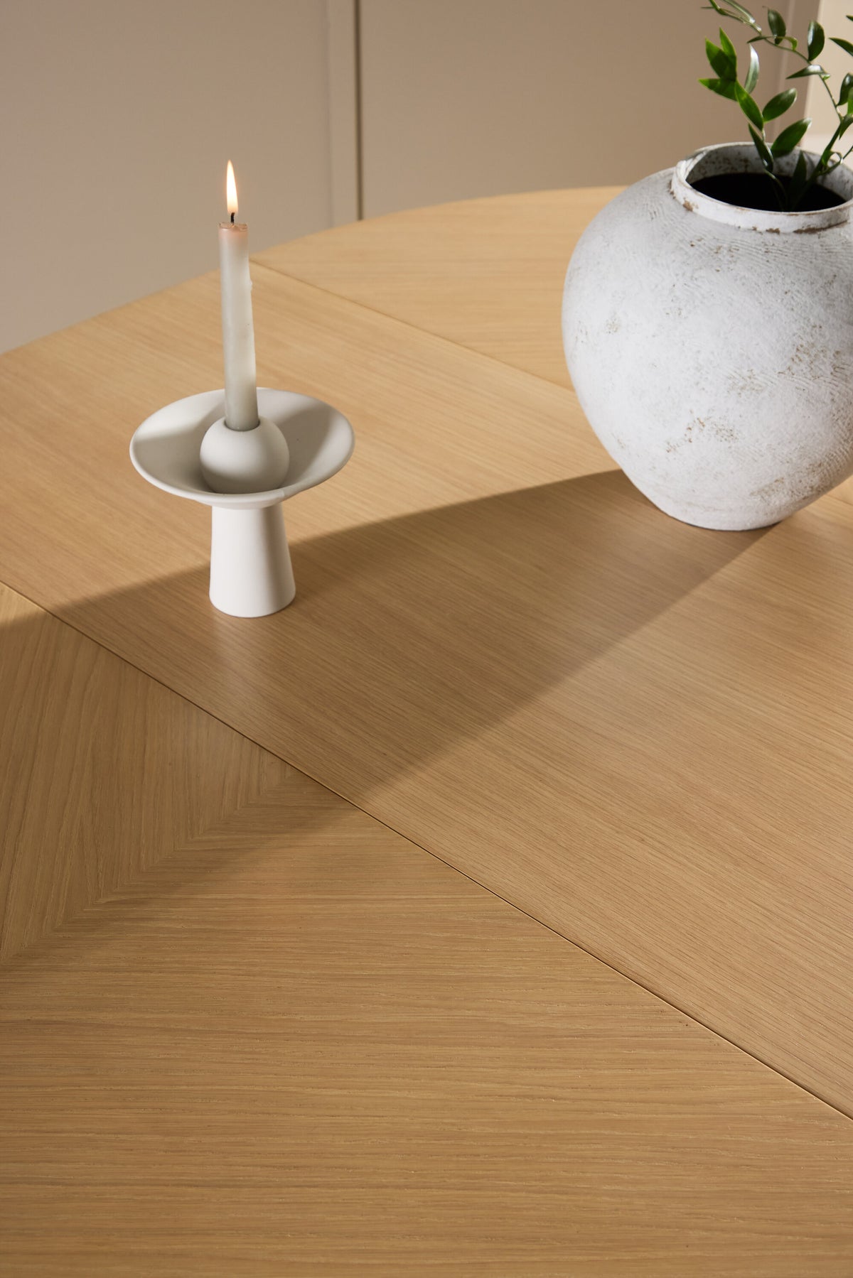 Strada spisebord - Ø120 cm - hvidpigmenteret - billede 35