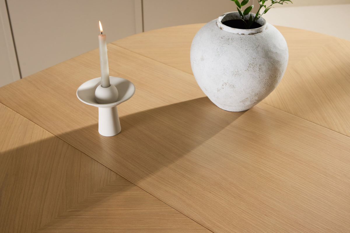 Strada spisebord - Ø120 cm - hvidpigmenteret - billede 28