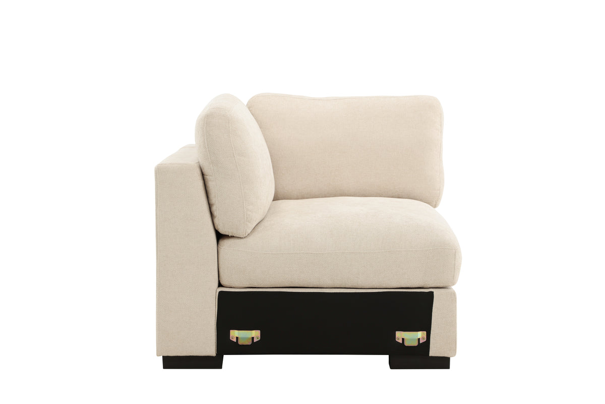 Salerno Sofa modul Beige - Højre endemodul