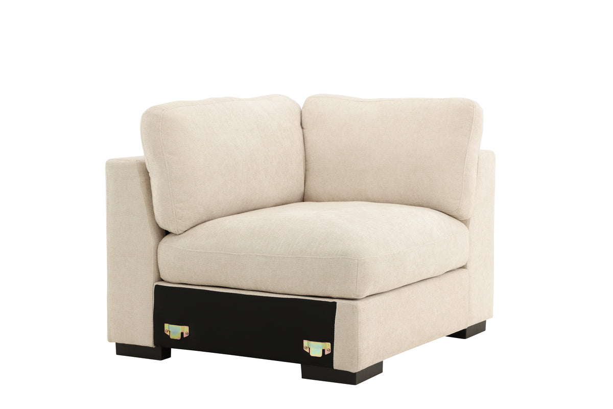 Salerno Sofa modul Beige - Højre endemodul
