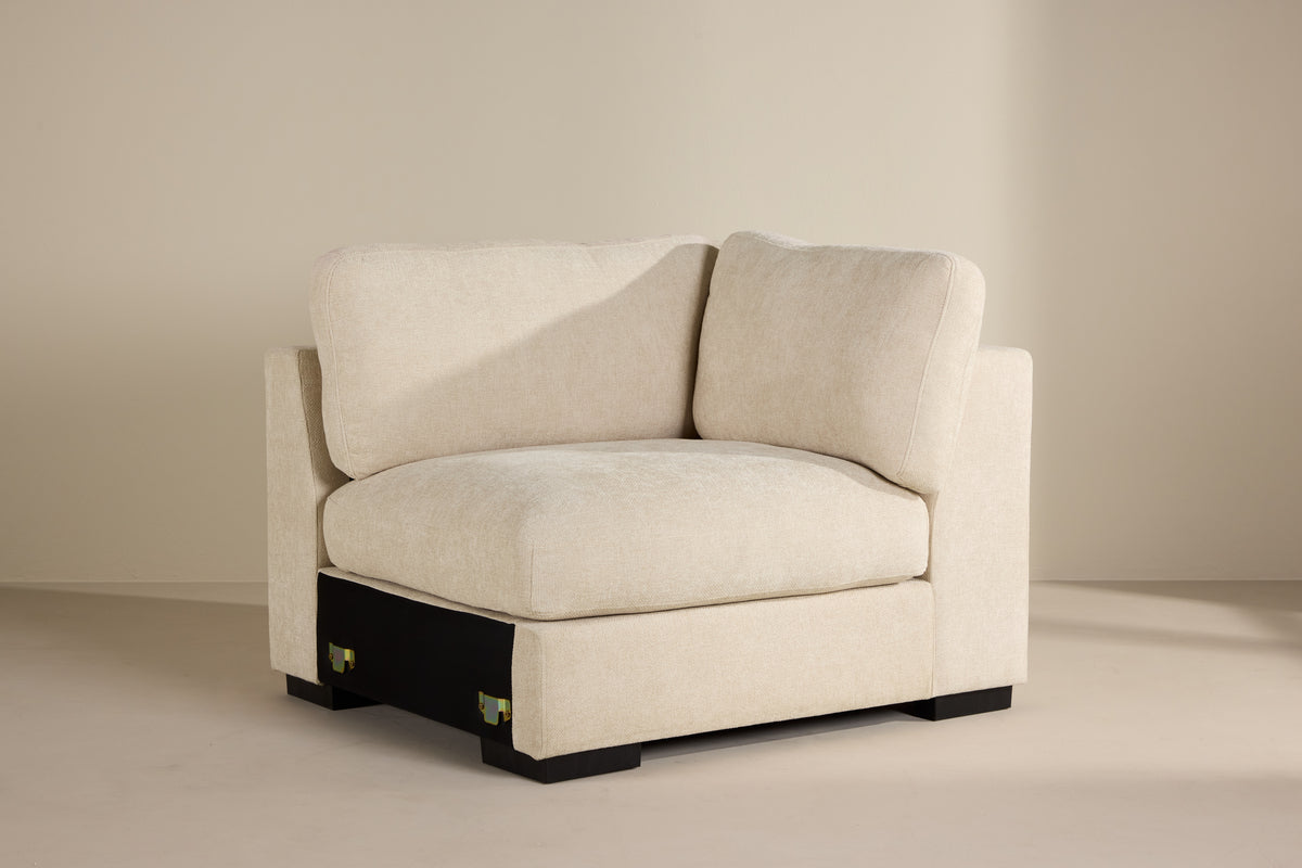 Salerno Sofa modul Beige - Højre endemodul