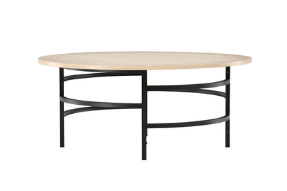 Copenhagen sofabord - Ø100 cm - sort, hvidpigmenteret - billede 10