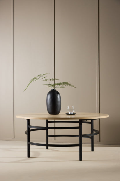 Copenhagen sofabord - Ø100 cm - sort, hvidpigmenteret - billede 18