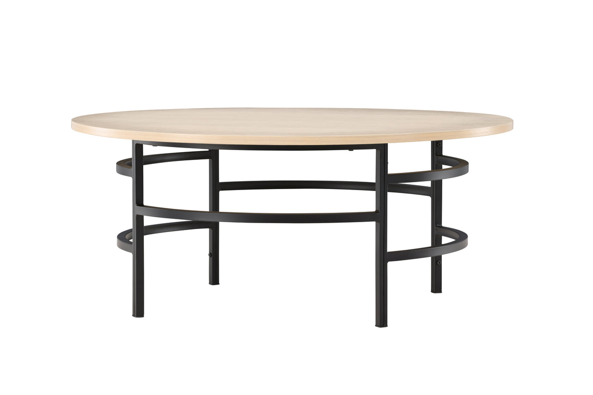Copenhagen sofabord - Ø100 cm - sort, hvidpigmenteret - billede 3