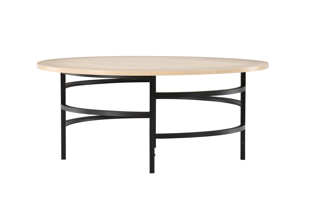 Copenhagen sofabord - Ø100 cm - sort, hvidpigmenteret - billede 4