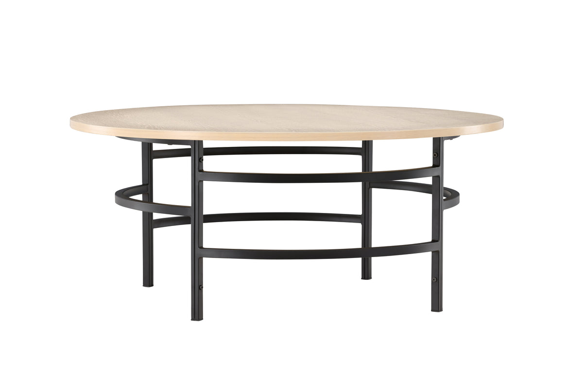 Copenhagen sofabord - Ø100 cm - sort, hvidpigmenteret - billede 5