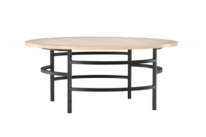 Copenhagen sofabord - Ø100 cm - sort, hvidpigmenteret - billede 5