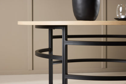 Copenhagen sofabord - Ø100 cm - sort, hvidpigmenteret - billede 15