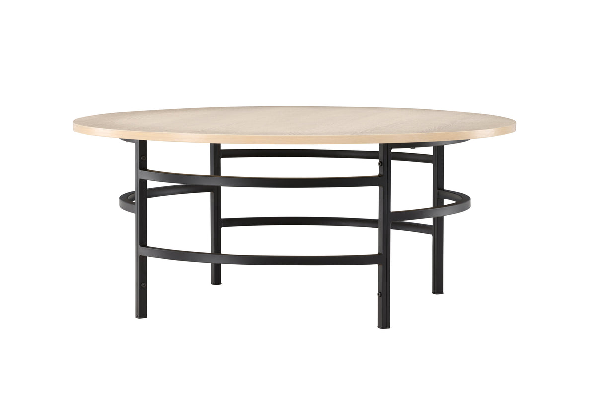 Copenhagen sofabord - Ø100 cm - sort, hvidpigmenteret - billede 6