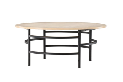 Copenhagen sofabord - Ø100 cm - sort, hvidpigmenteret - billede 6