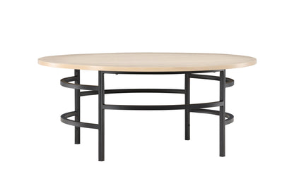 Copenhagen sofabord - Ø100 cm - sort, hvidpigmenteret - billede 8