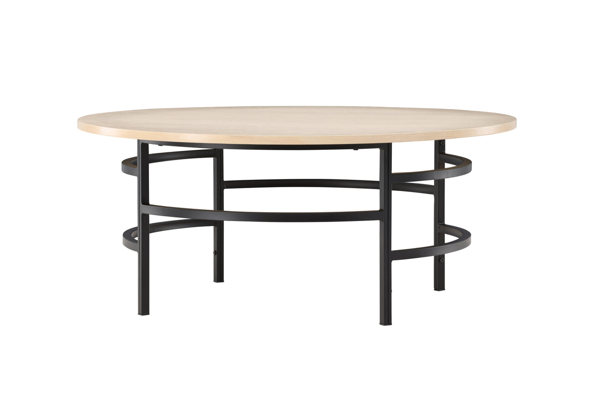 Copenhagen sofabord - Ø100 cm - sort, hvidpigmenteret - billede 9
