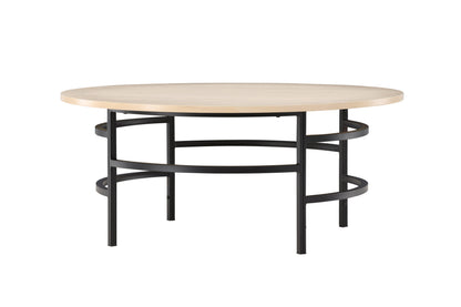Copenhagen sofabord - Ø100 cm - sort, hvidpigmenteret - billede 9