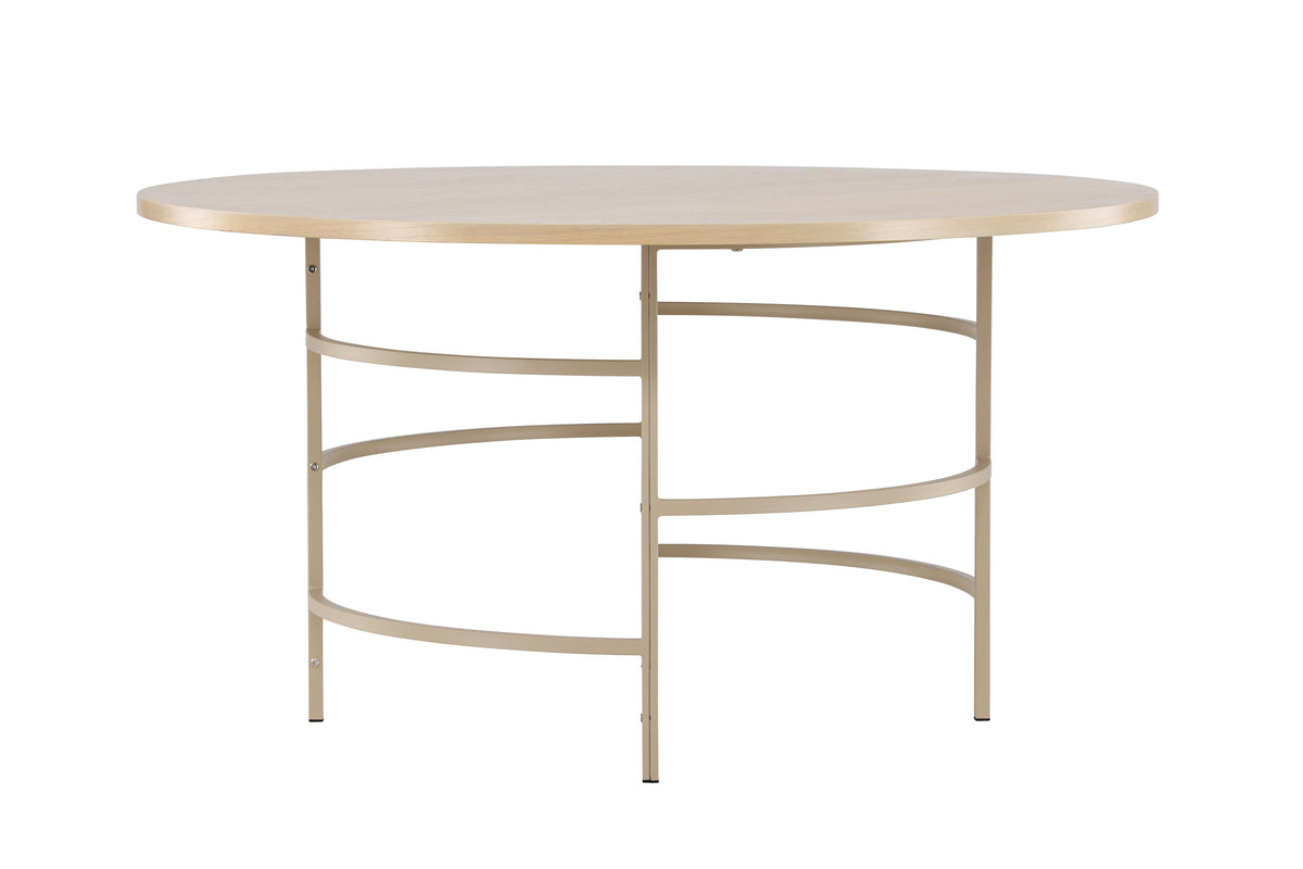 Copenhagen rundt spisebord - Ø140 cm - beige, hvidpigmenteret - billede 1