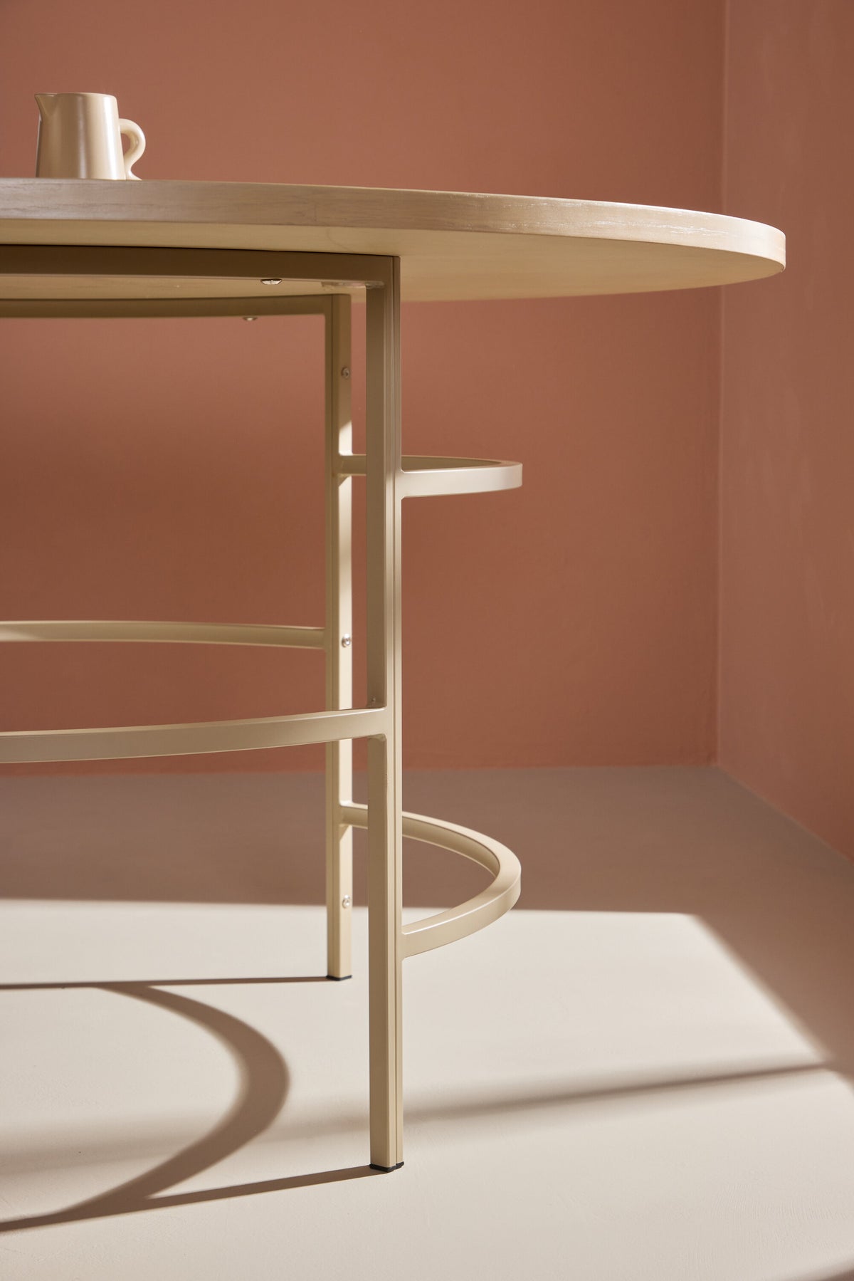 Copenhagen rundt spisebord - Ø140 cm - beige, hvidpigmenteret - billede 18