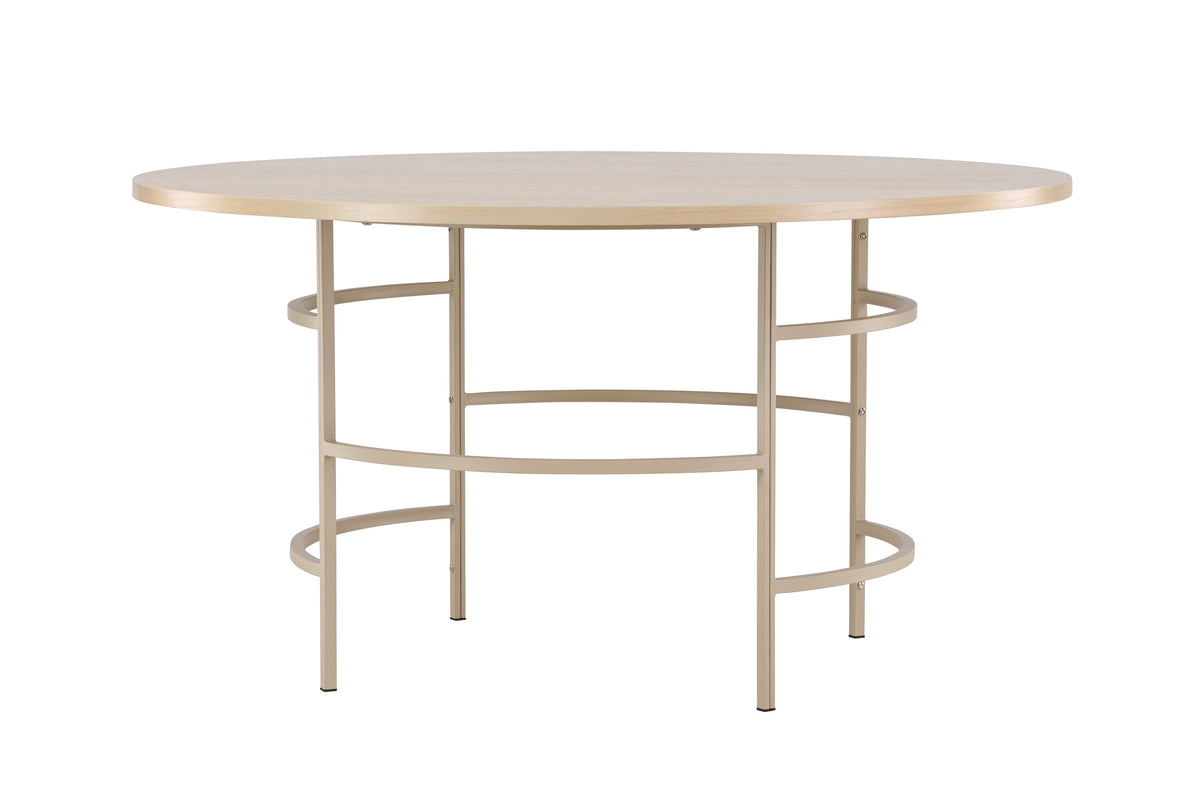 Copenhagen rundt spisebord - Ø140 cm - beige, hvidpigmenteret - billede 3