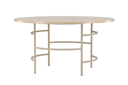 Copenhagen rundt spisebord - Ø140 cm - beige, hvidpigmenteret - billede 3