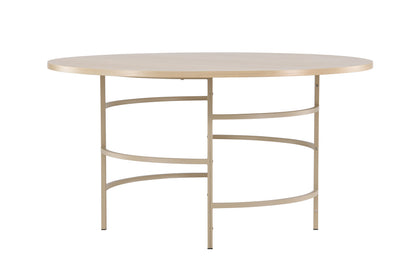 Copenhagen rundt spisebord - Ø140 cm - beige, hvidpigmenteret - billede 4
