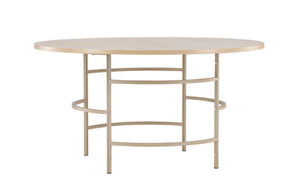 Copenhagen rundt spisebord - Ø140 cm - beige, hvidpigmenteret - billede 5