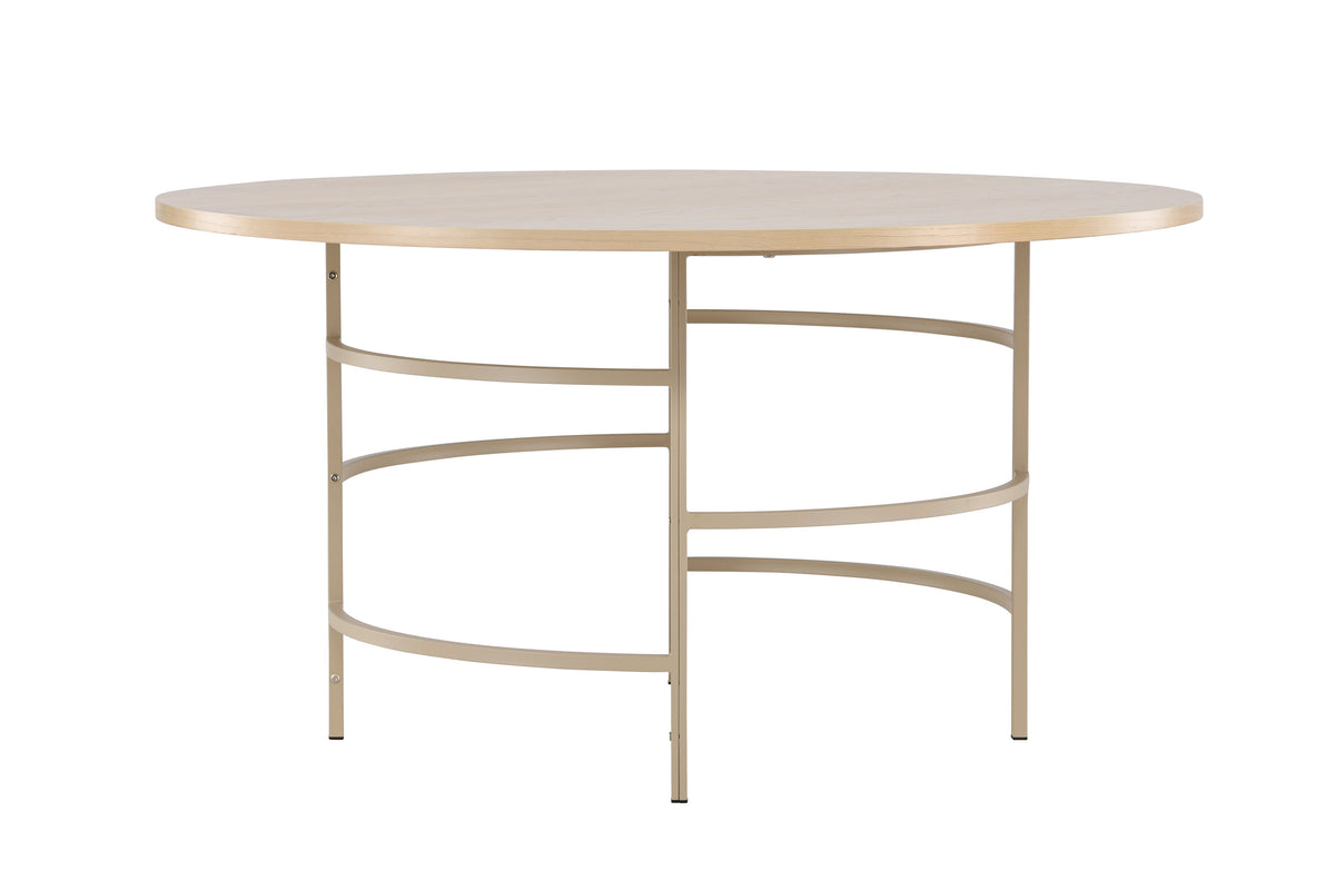 Copenhagen rundt spisebord - Ø140 cm - beige, hvidpigmenteret - billede 7
