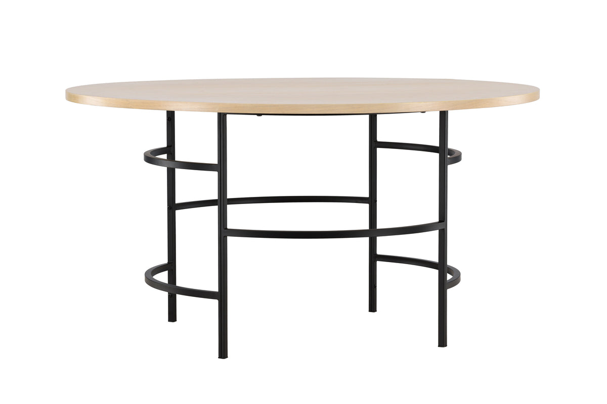 Copenhagen rundt spisebord - Ø140 cm - sort, hvidpigmenteret - billede 2