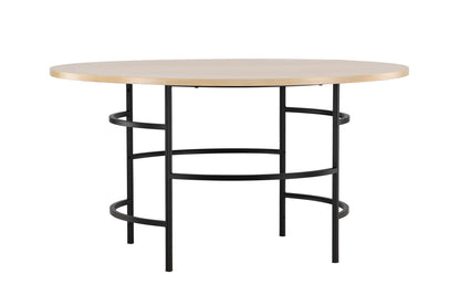 Copenhagen rundt spisebord - Ø140 cm - sort, hvidpigmenteret - billede 2