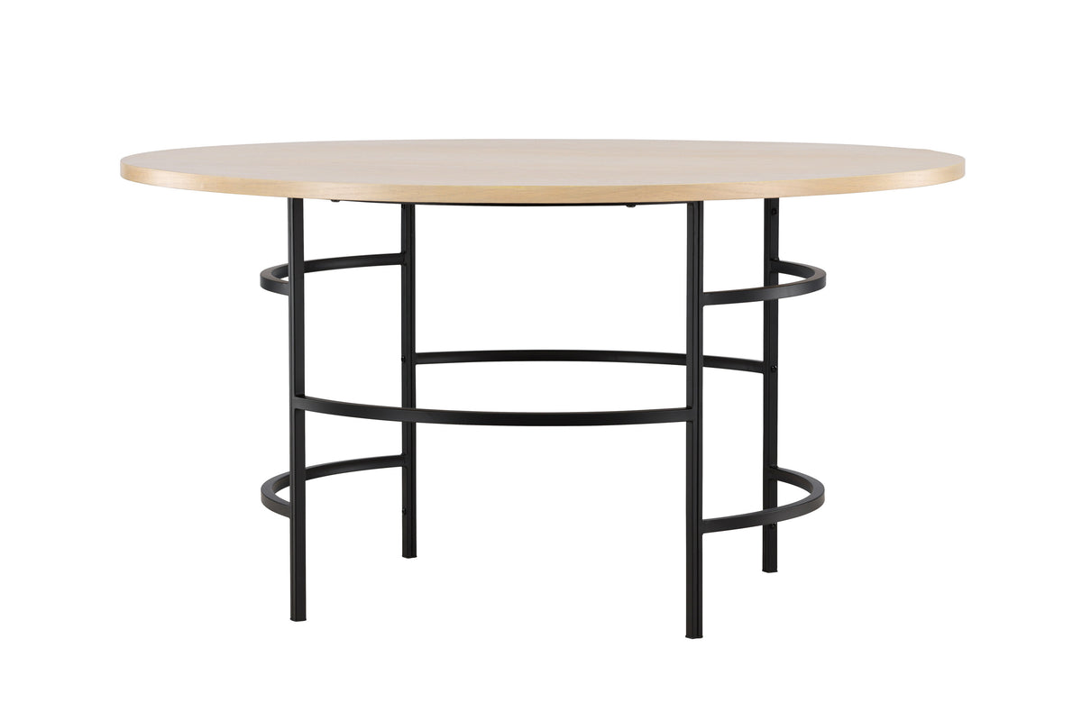 Copenhagen rundt spisebord - Ø140 cm - sort, hvidpigmenteret - billede 3