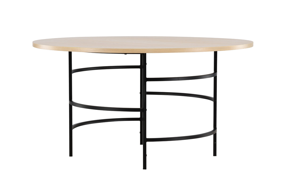 Copenhagen rundt spisebord - Ø140 cm - sort, hvidpigmenteret - billede 4