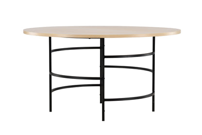 Copenhagen rundt spisebord - Ø140 cm - sort, hvidpigmenteret - billede 4