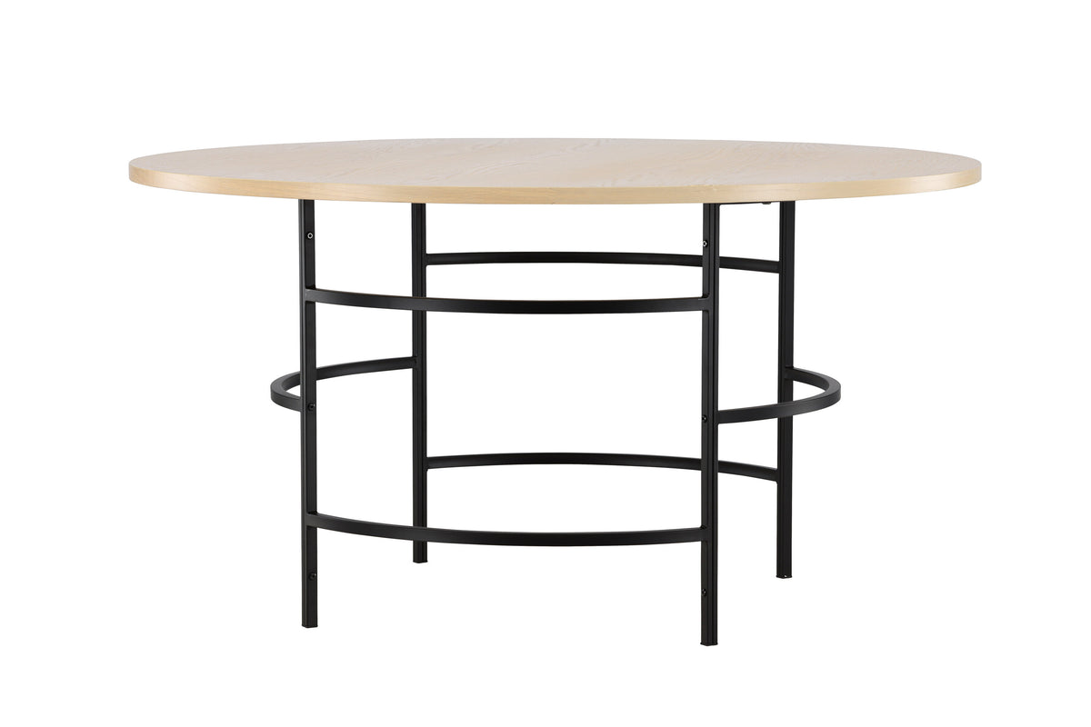 Copenhagen rundt spisebord - Ø140 cm - sort, hvidpigmenteret - billede 6