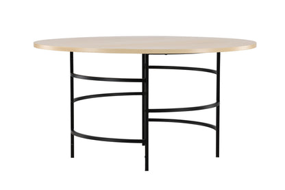 Copenhagen rundt spisebord - Ø140 cm - sort, hvidpigmenteret - billede 7