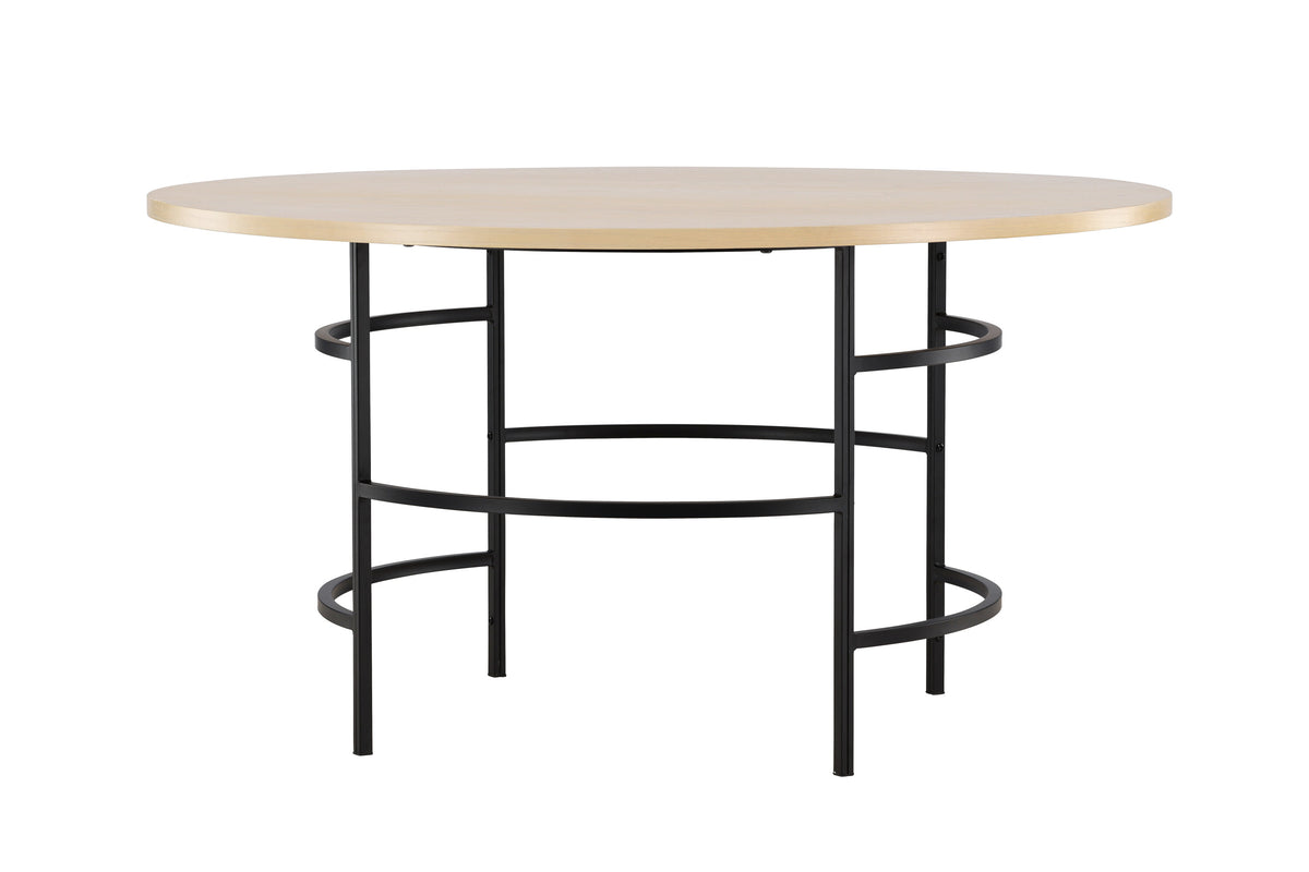 Copenhagen rundt spisebord - Ø140 cm - sort, hvidpigmenteret - billede 9